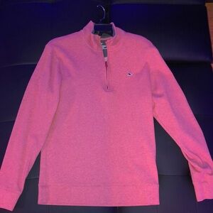Vineyard Vines Quarter zip Salmon color